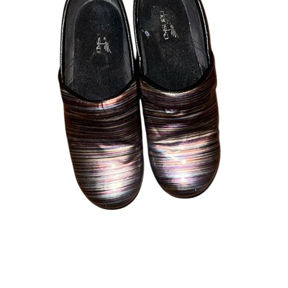 Dansko Striped Slip-On Shoes 39 - Picture 1 of 6